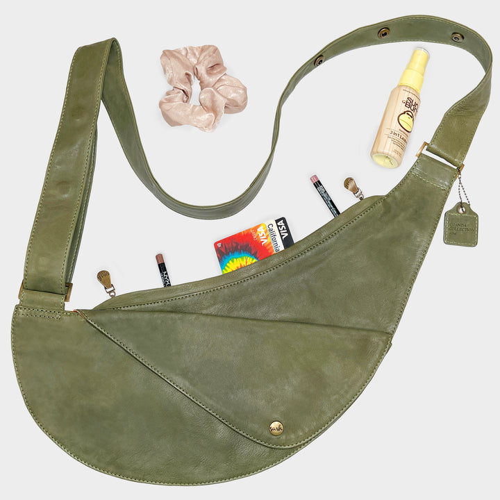 Mukisa Leather Half Sash