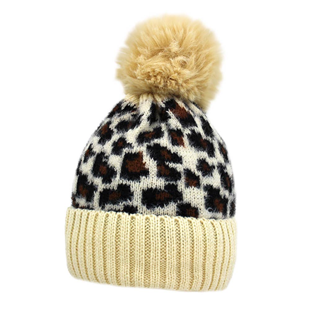 Leopard Beanie