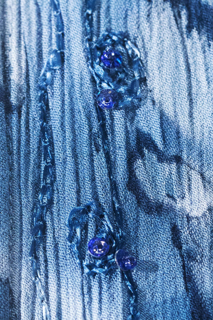 Indigo Tie Dye Kimono