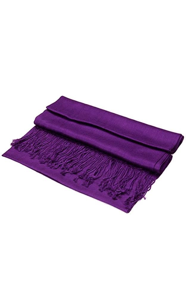 Violet Pashmina Shawl Scarf