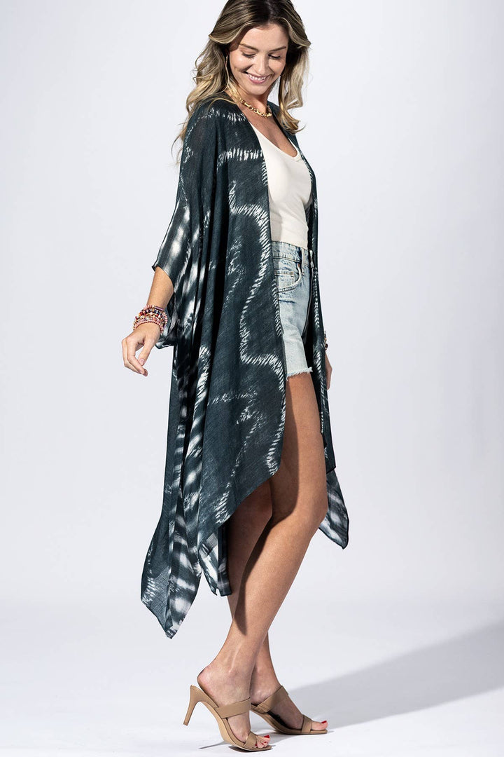Shibori Tie-Dye Kimono