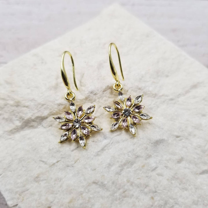 Sparkling Zircon Earrings