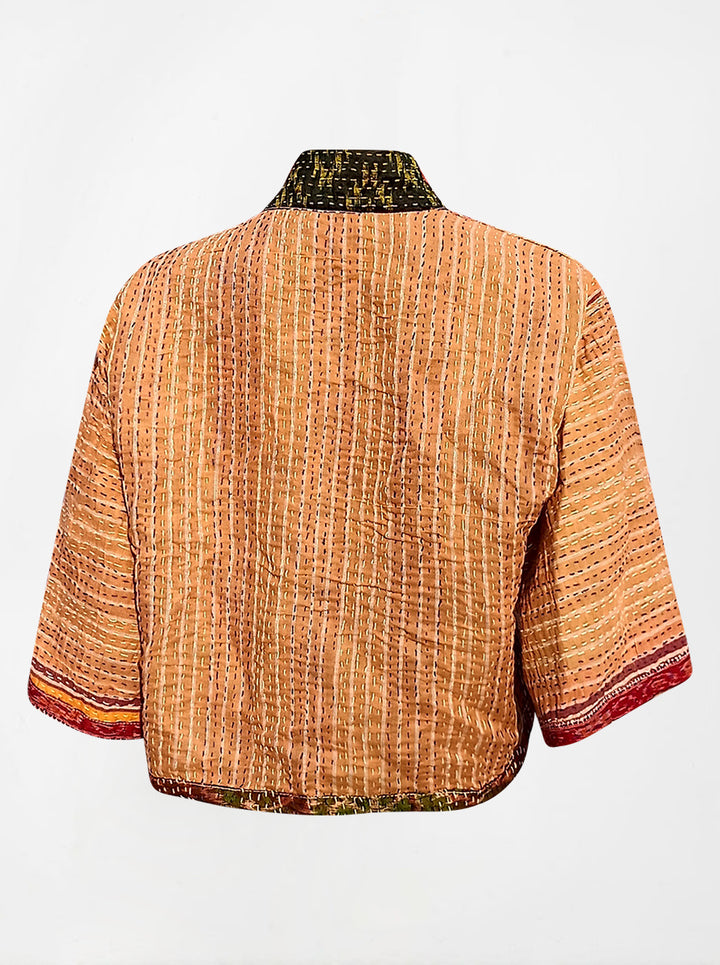 Kantha Silk Bolero- Poonam