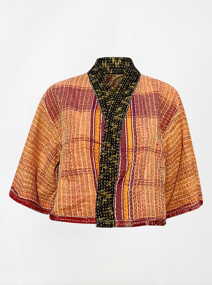 Kantha Silk Bolero- Poonam