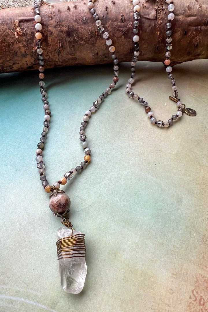 Suri Necklace in Gray