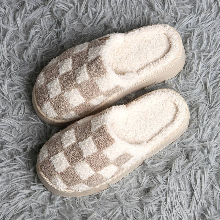 Checkered Slippers