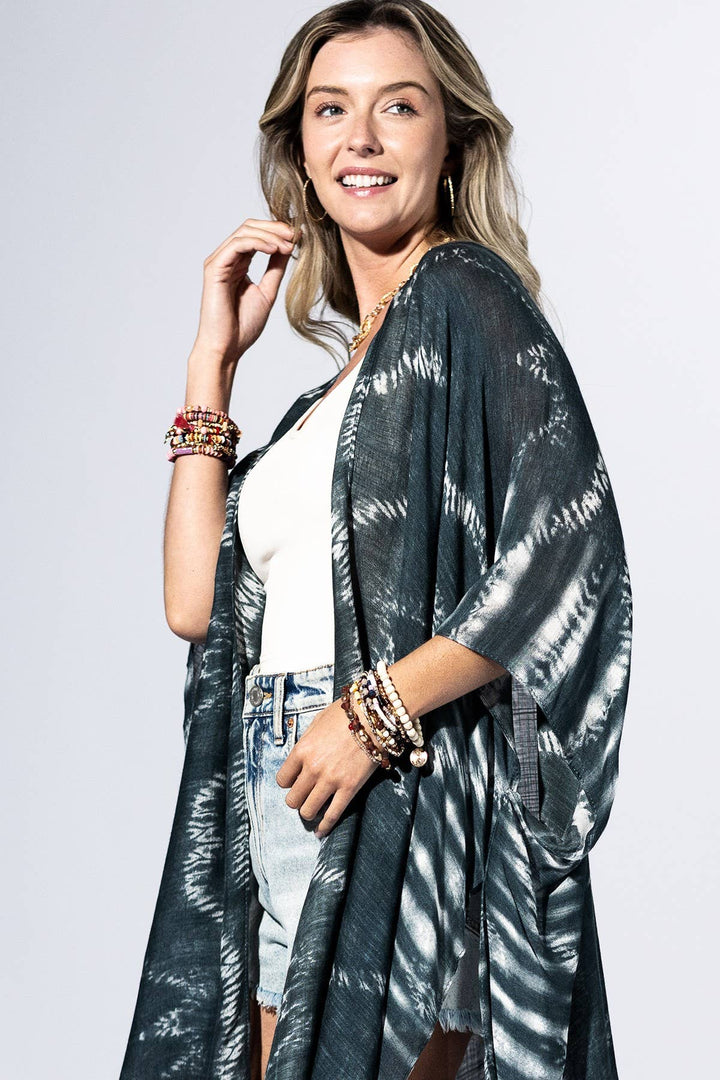 Shibori Tie-Dye Kimono