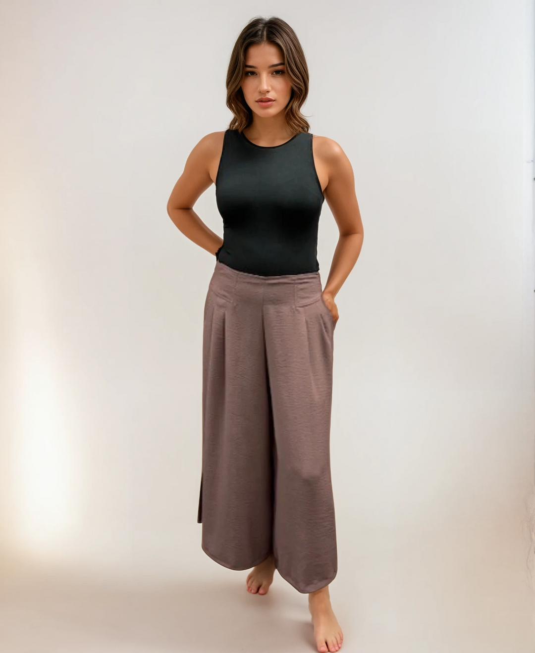 REMA Airflow Culotte Pants- Cacao Dust