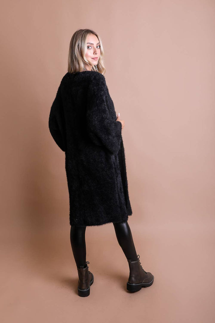 Luxe Winter Faux Mohair Knit Cardigan - Winter 2026 🧡