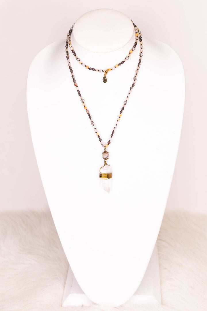 Suri Necklace in Gray