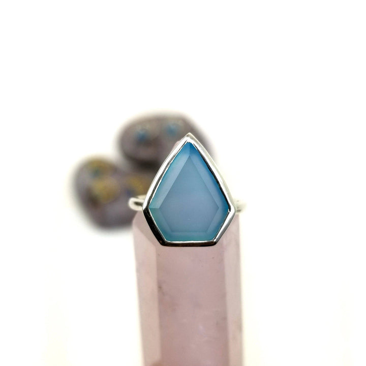 Blue Arrowhead Ring