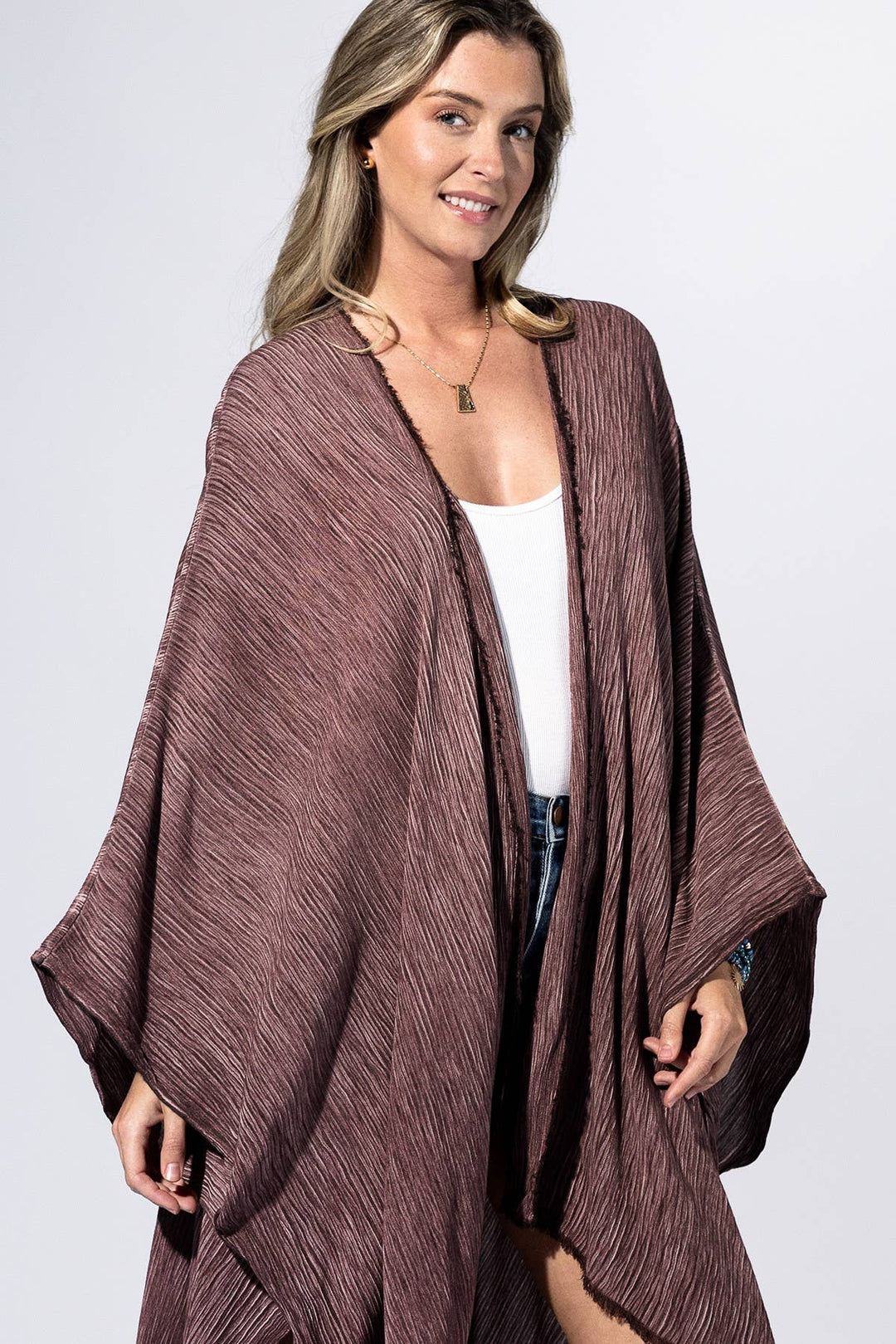 Amaranth Mist Kimono