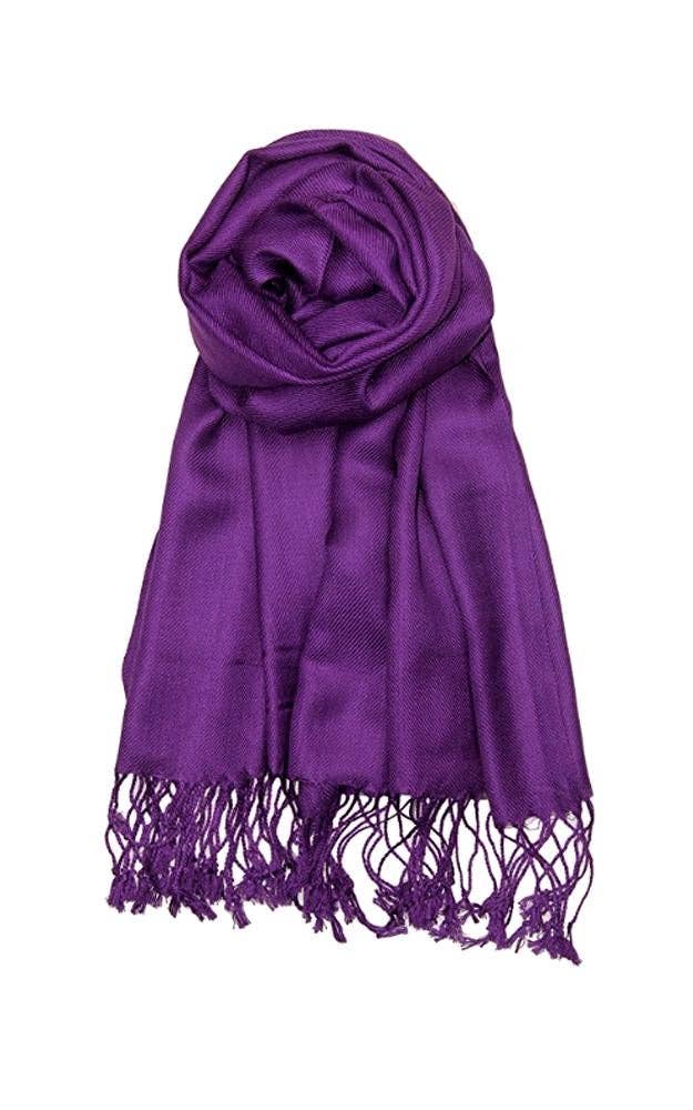Violet Pashmina Shawl Scarf