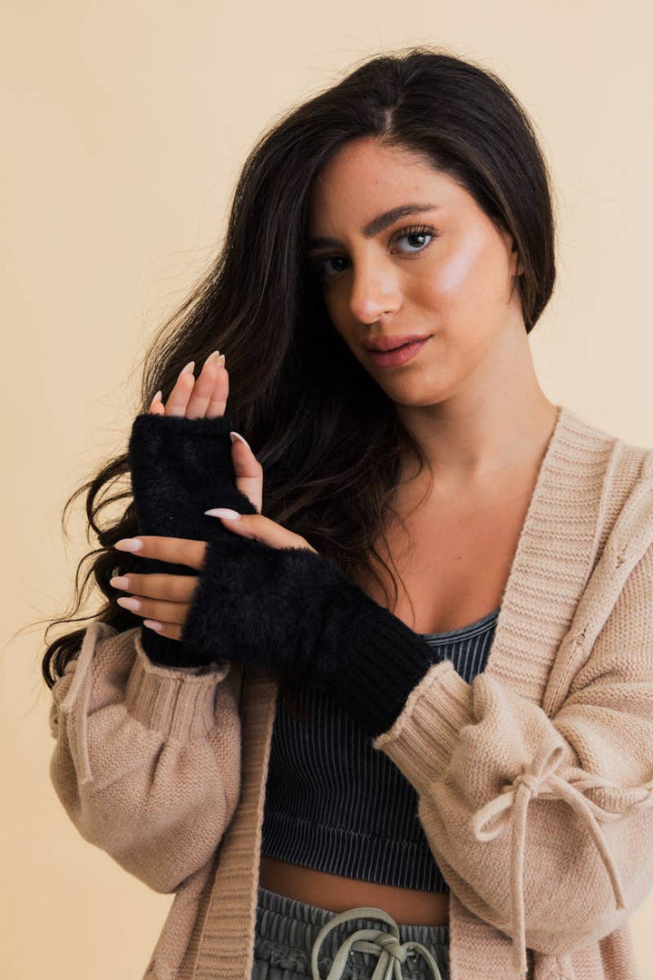 Fingerless Winter Gloves