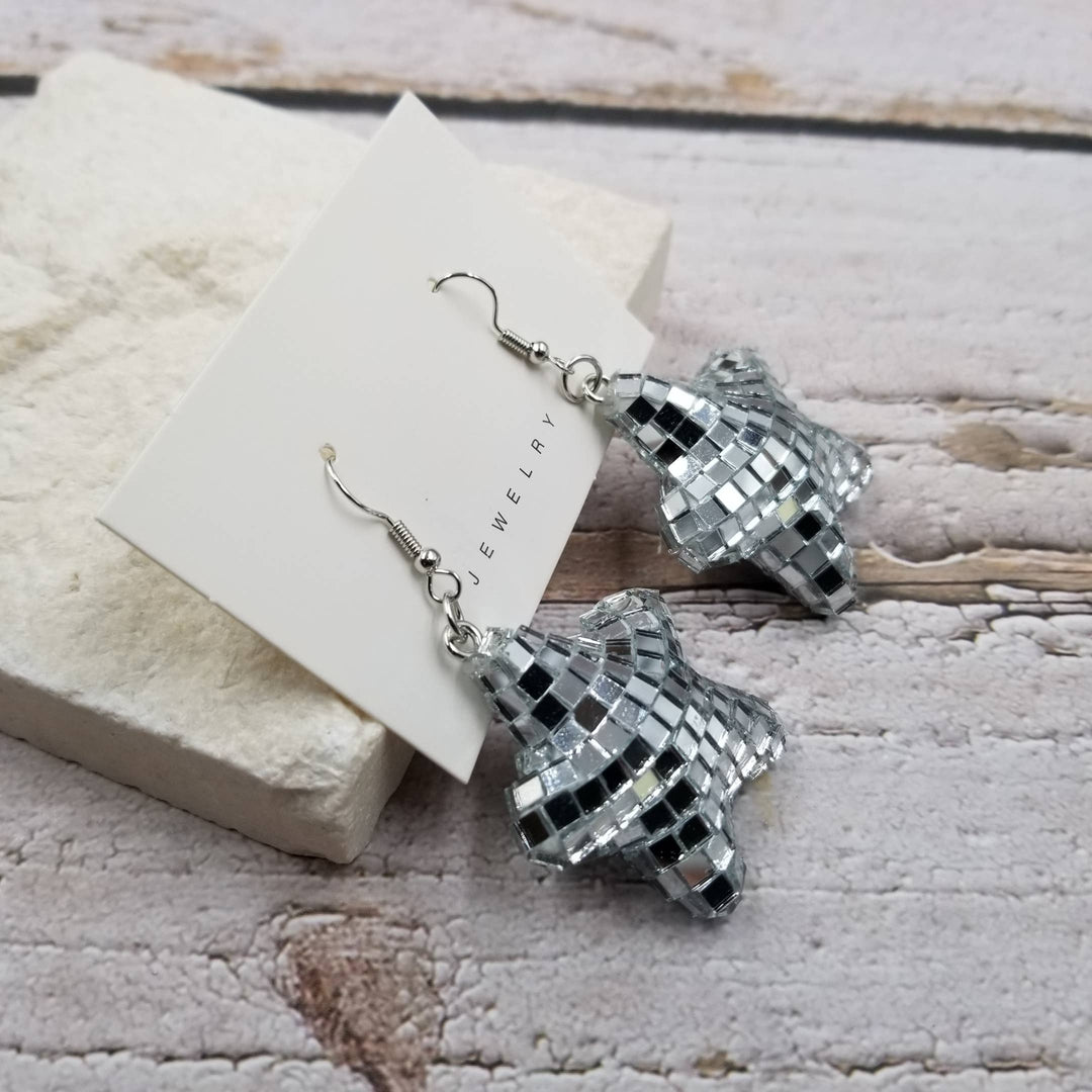 Sparkling Star Disco Earrings