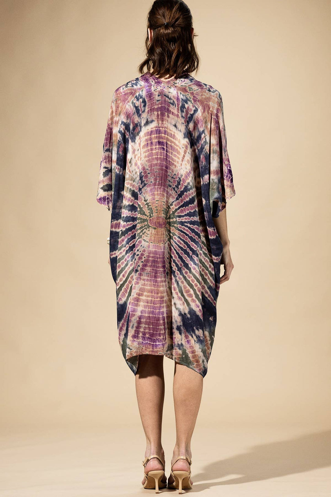 Midnight Moss Tie-Dye Kimono