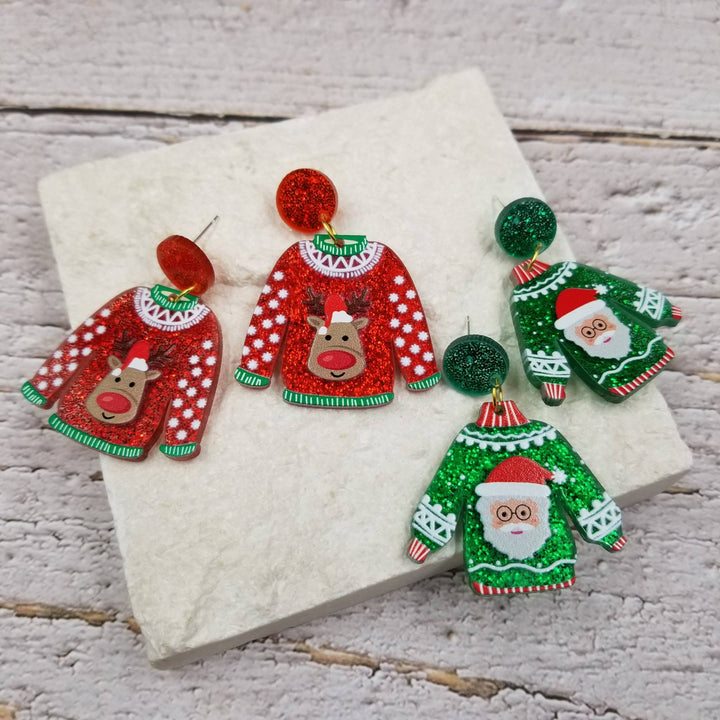 Christmas Sweater Earrings