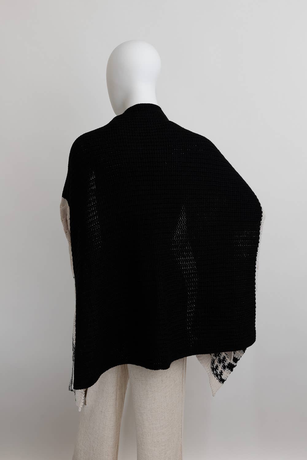 Two Tone Striped Wrap