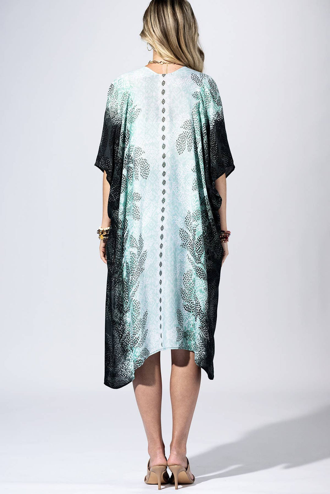 Green Flower Kimono