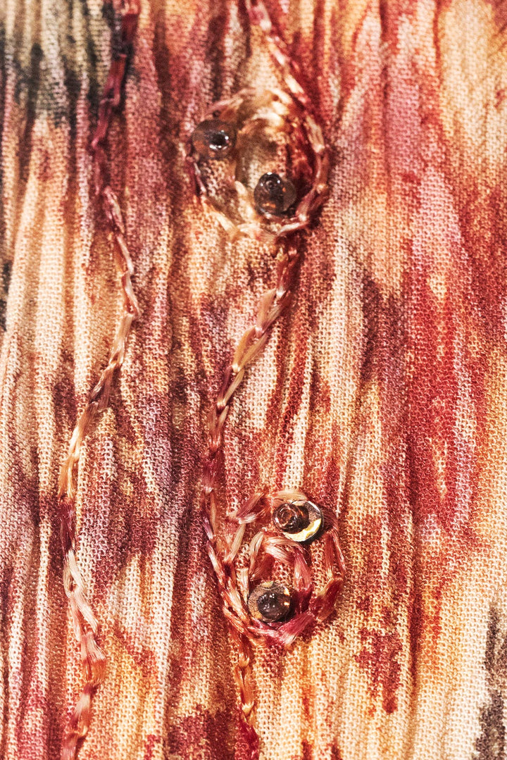 Antique Earth Tie-Dye Kimono