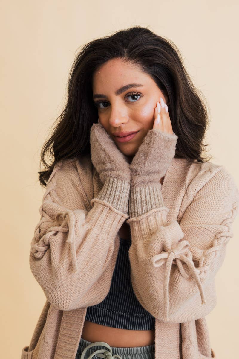 Fingerless Winter Gloves