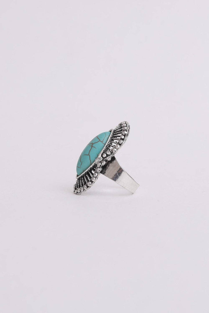 Go West Turquoise Ring - Silver