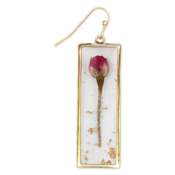 Sweet Pink Flower Earrings