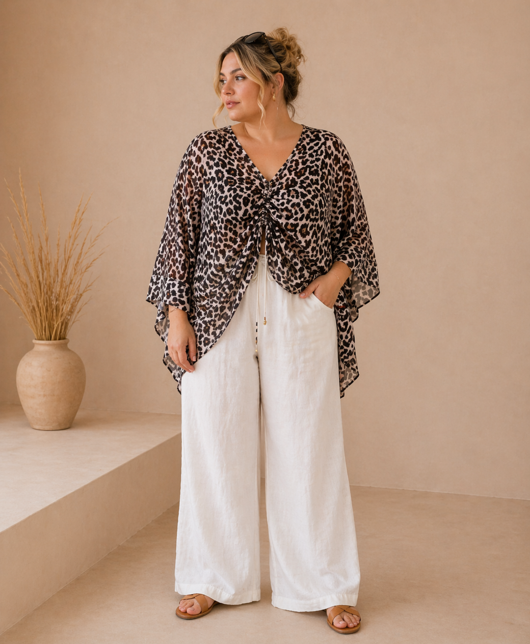 Halo Women's Top –  Dune Leopard