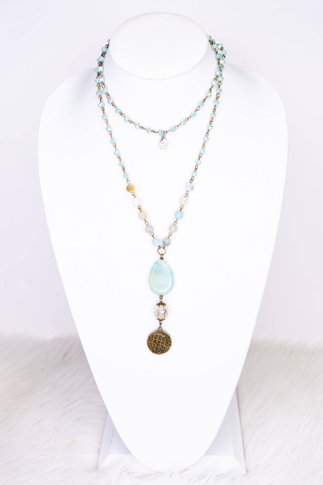 Alexis Necklace in Amazonite