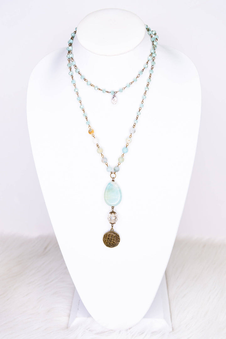Alexis Necklace in Amazonite
