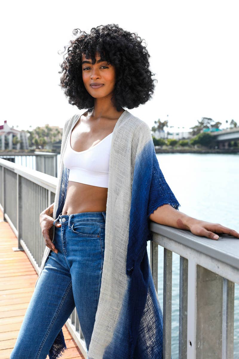 Ocean Ombre Kimono