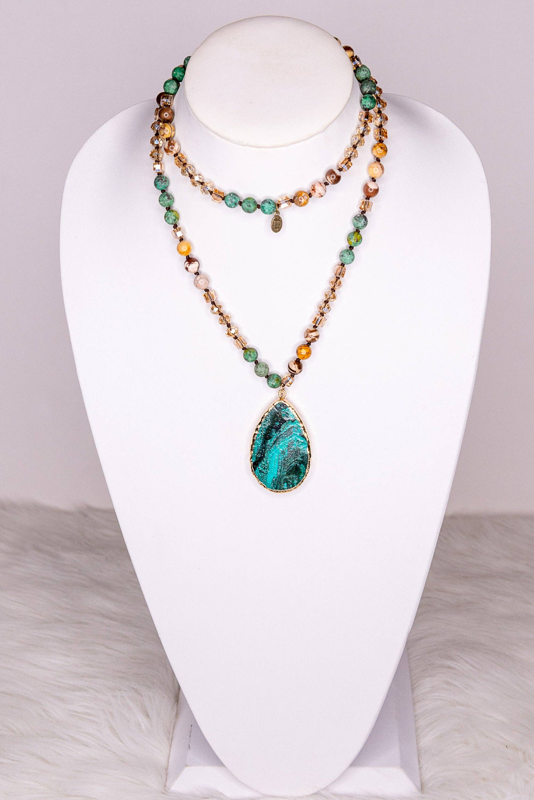 Sabrina Necklace in Jade