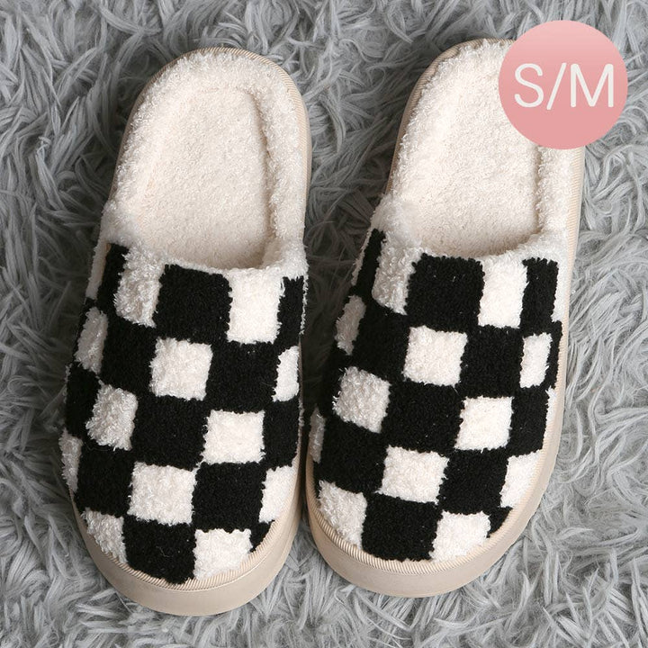 Checkered Slippers
