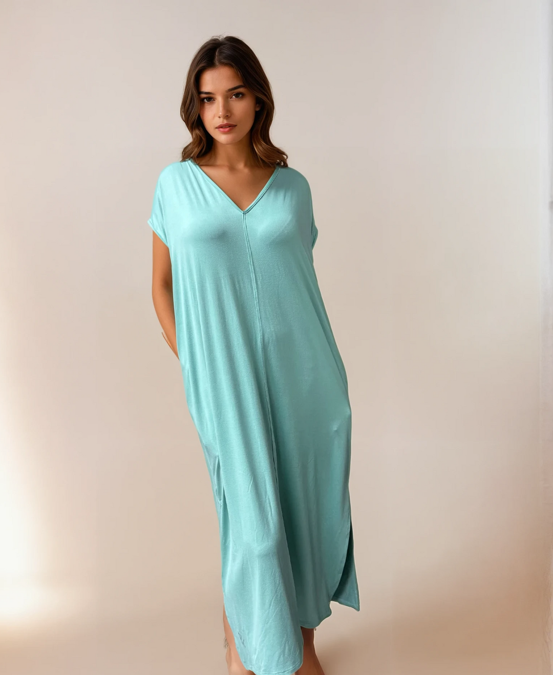 REMA Lounge Caftan - Cool Aloe