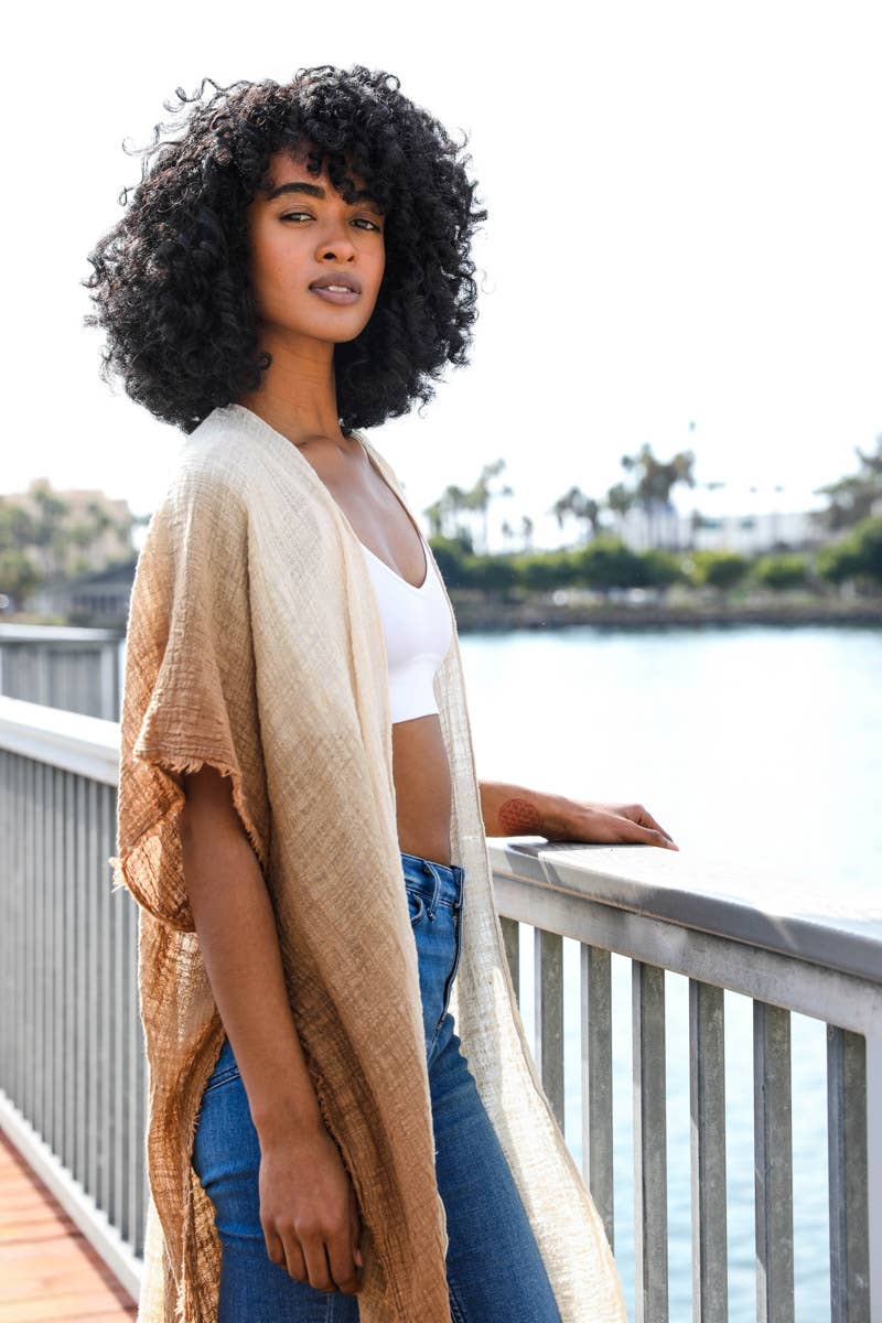 Ocean Ombre Kimono