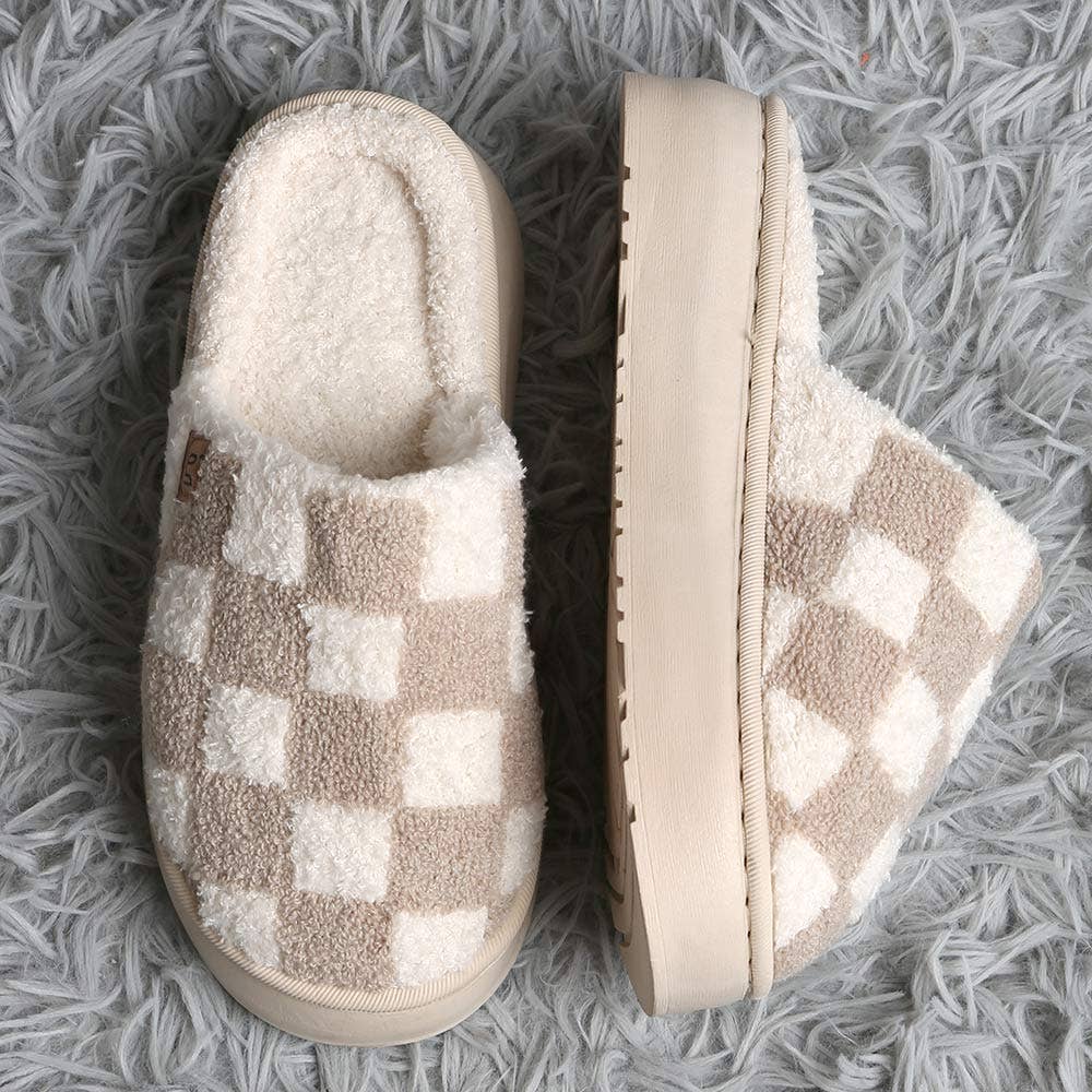 Checkered Slippers
