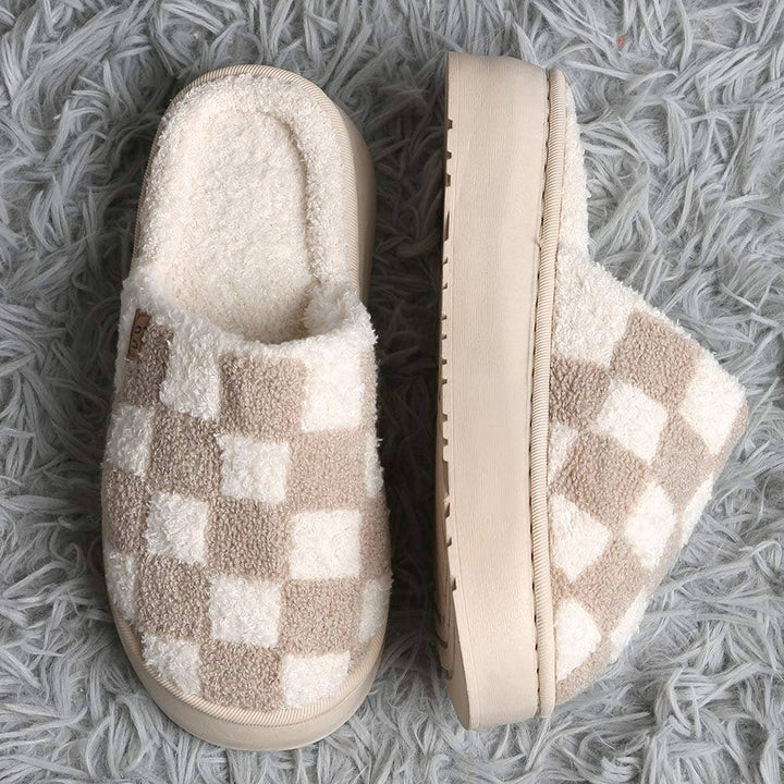Checkered Slippers