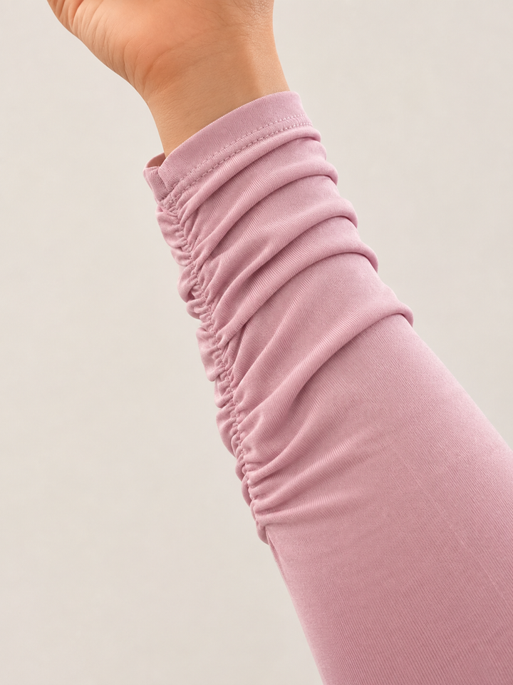 Mandy Women's Long Sleeve Top – Rose Ash (Cupro)