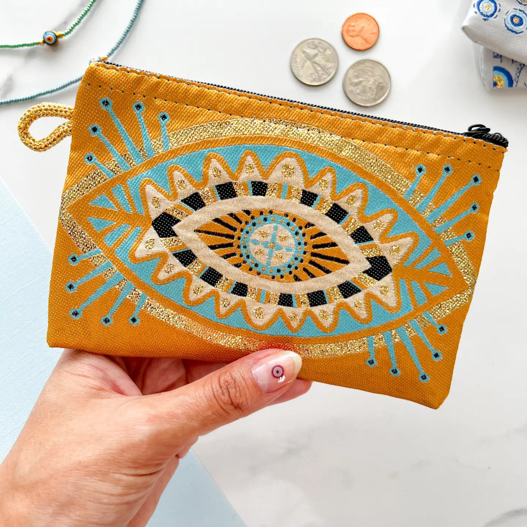 Evil Eye Purse- Gold