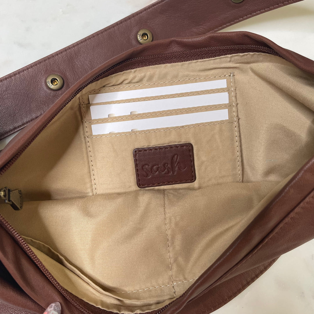Brown Half Sash Leather- Standard Sample