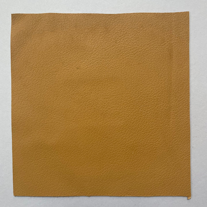 Mustard Leather Half Sash Bag