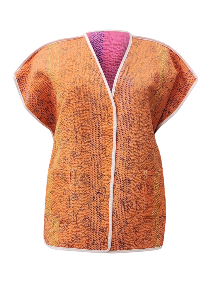 Kantha Vest Sleeveless Divya