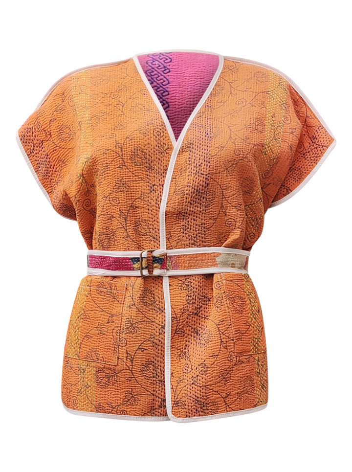 Kantha Vest Sleeveless Divya