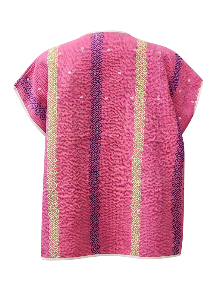 Kantha Vest Sleeveless Divya