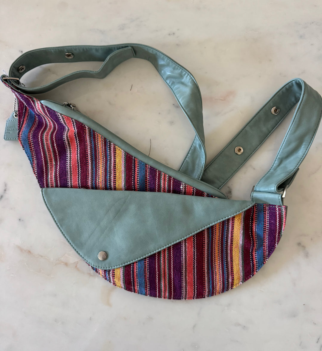 Unicorn Fabric w/ Faux Leather