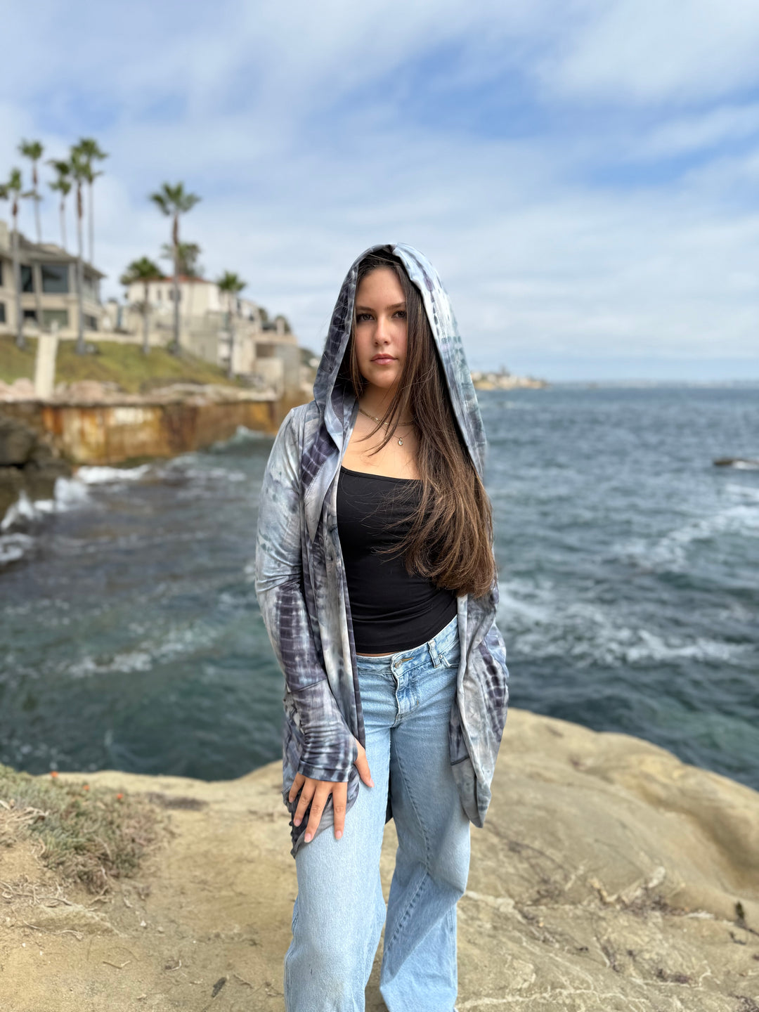 REMA Hoodie Cardigan - Water Dragon
