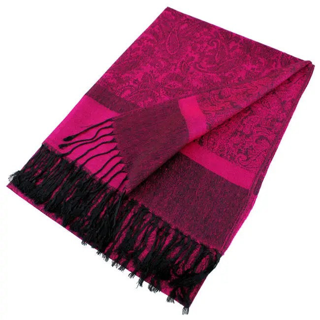 Fuchsia Pashmina Scarf Shawl