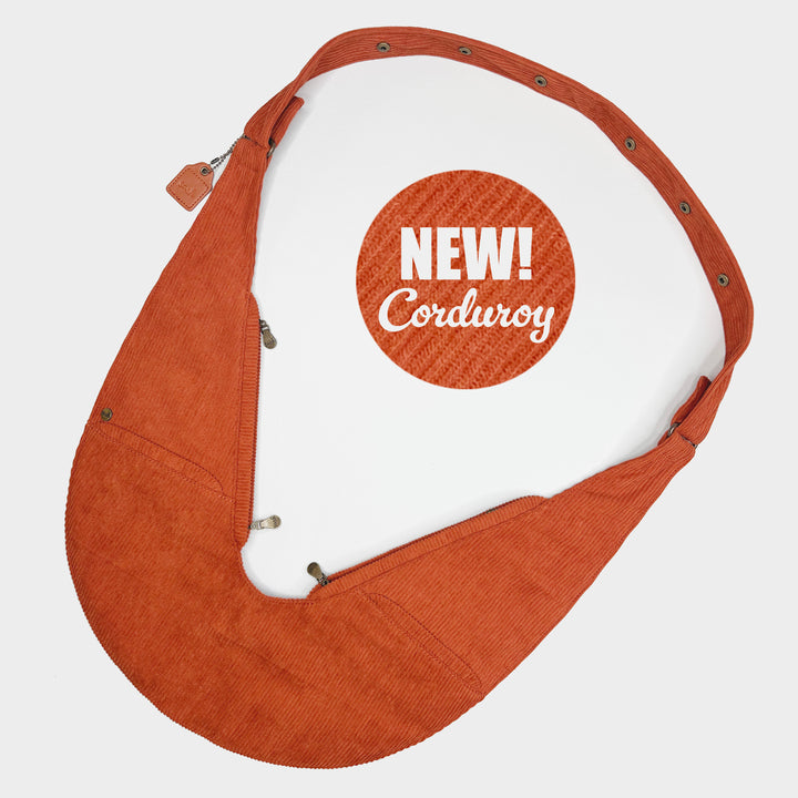Pumpkin Pie Corduroy Sash Bag
