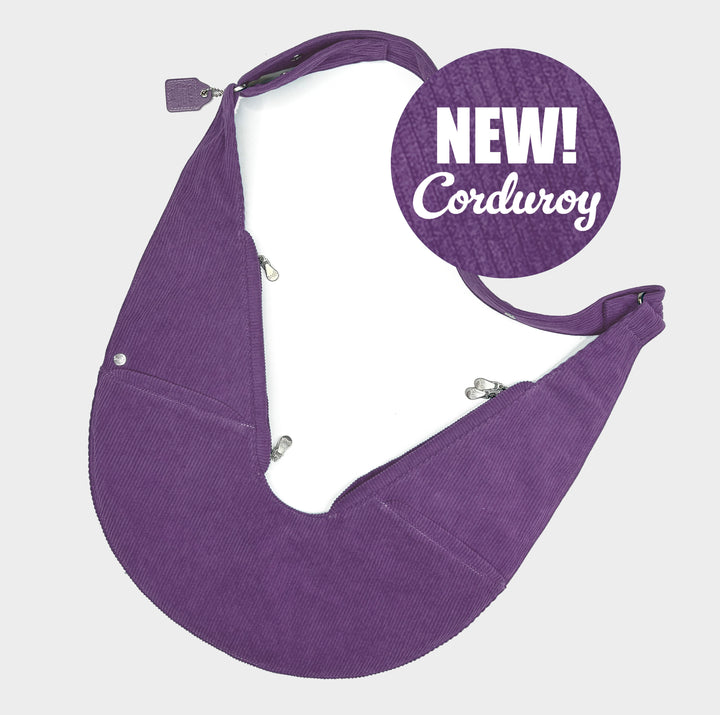 Purple Haze Corduroy Sash Bag