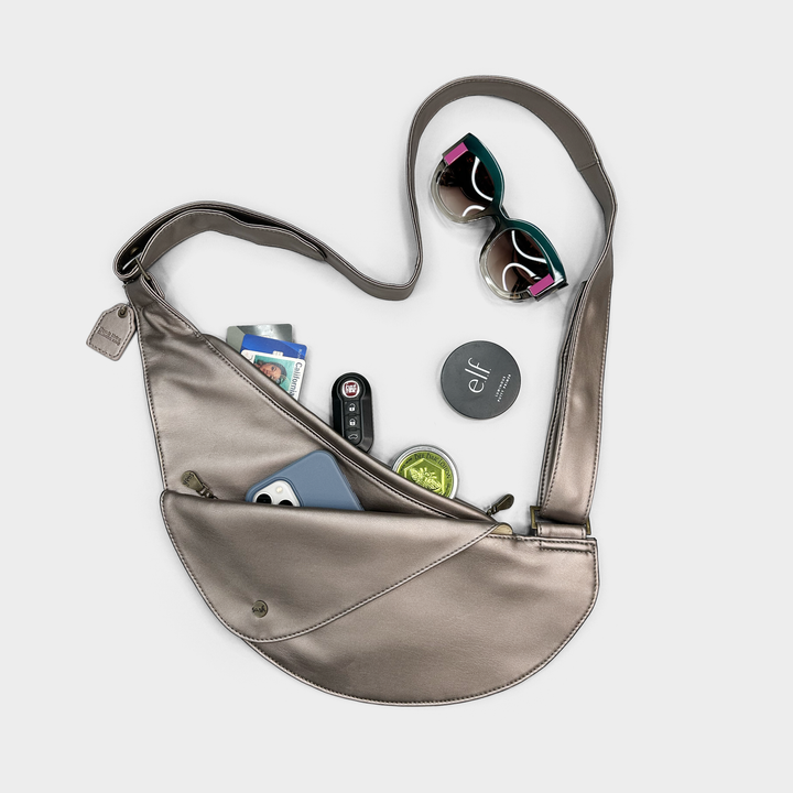 The Phoenix Faux Leather Half Sash Bag
